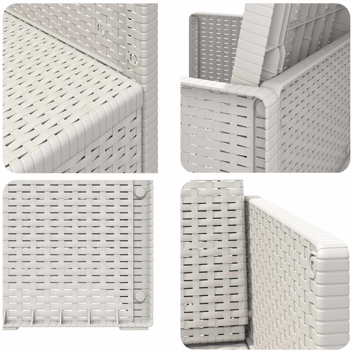 Zahradní Jídelní Židle 2 Pcs Bílá Pp