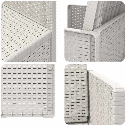 Zahradní Jídelní Židle 2 Pcs Bílá Pp