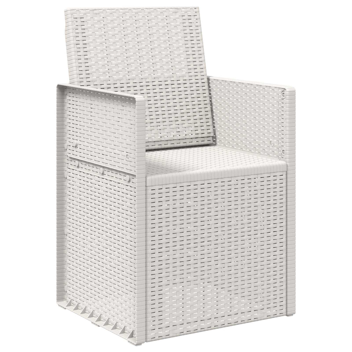Zahradní Jídelní Židle 2 Pcs Bílá Pp