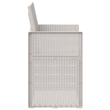Zahradní Jídelní Židle 2 Pcs Bílá Pp