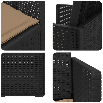 Zahradní Jídelní Židle 2 Pcs Antracitová A Taupe Pp
