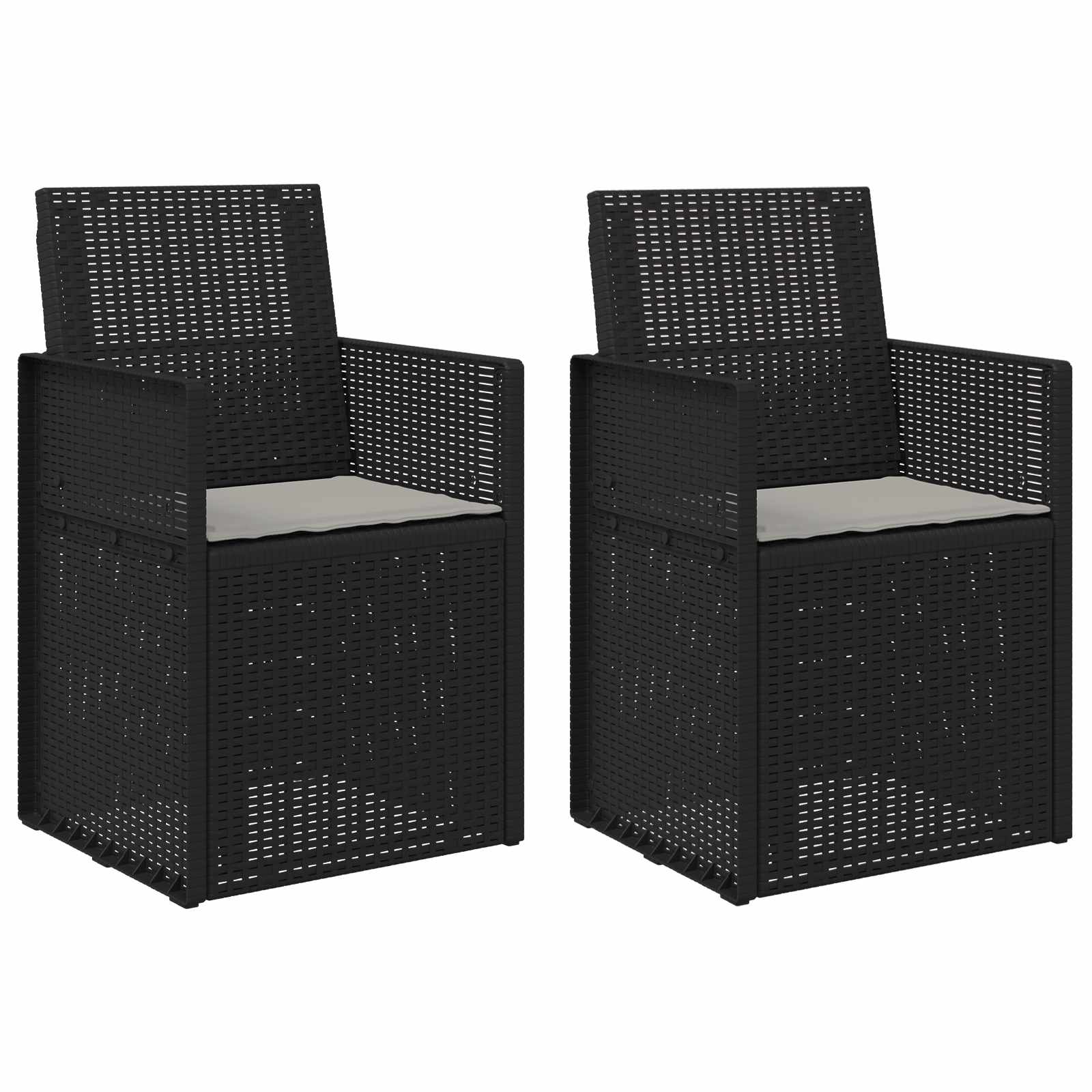 Zahradní Jídelní Židle 2 Pcs Antracitová A Světle Šedá Pp