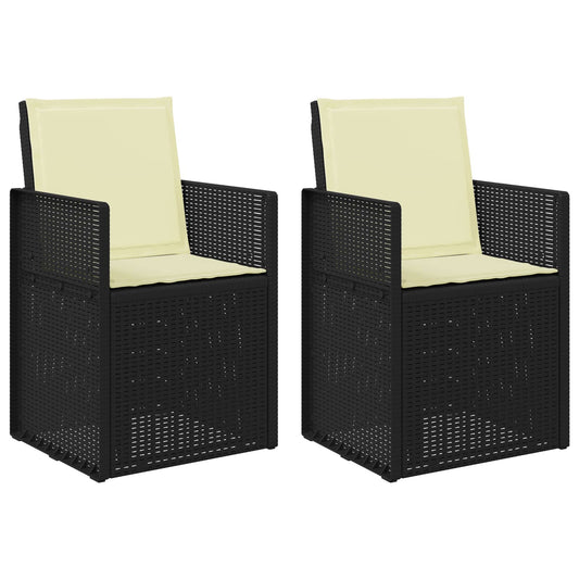 Zahradní Jídelní Židle 2 Pcs Antracitová A Krémová Pp