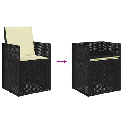 Zahradní Jídelní Židle 2 Pcs Antracitová A Krémová Pp