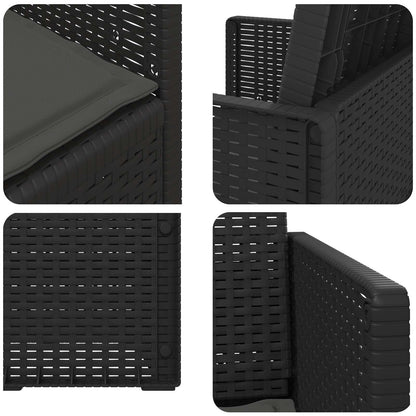 Zahradní Jídelní Židle 2 Pcs Antracitová Pp