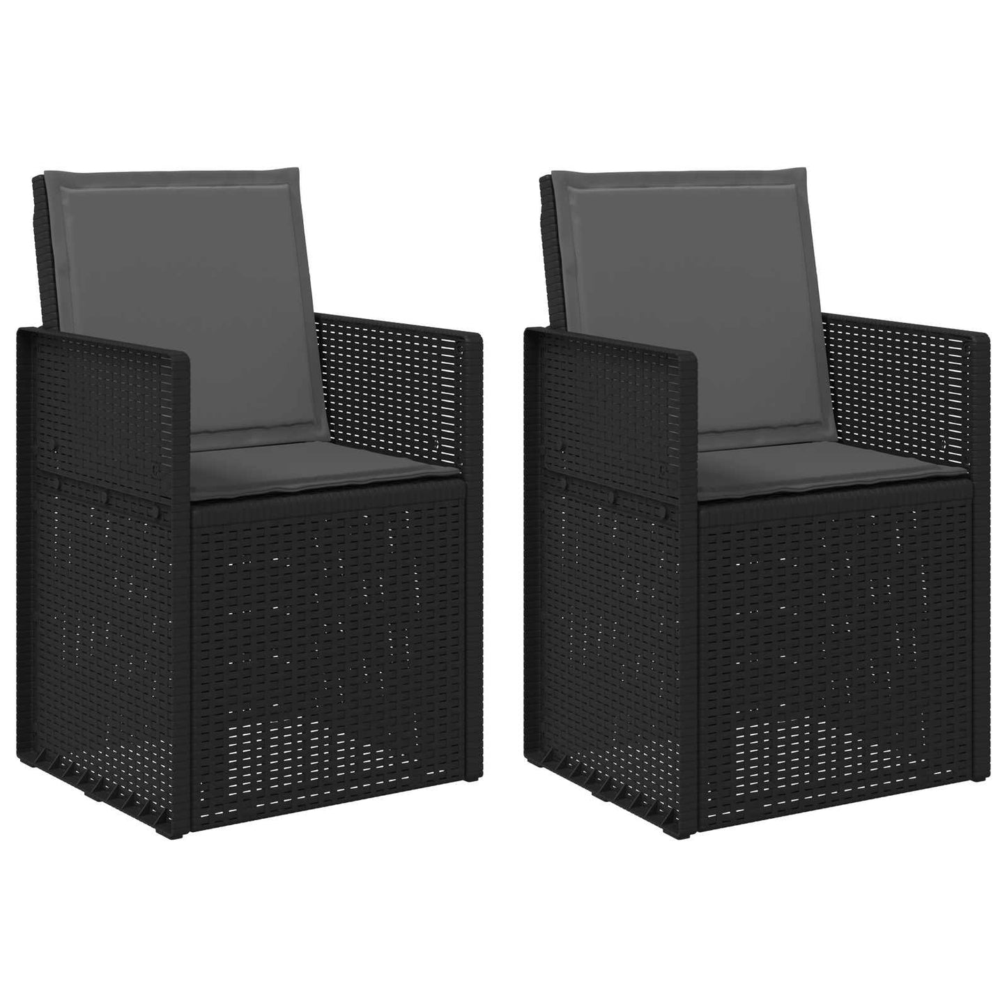 Zahradní Jídelní Židle 2 Pcs Antracitová Pp
