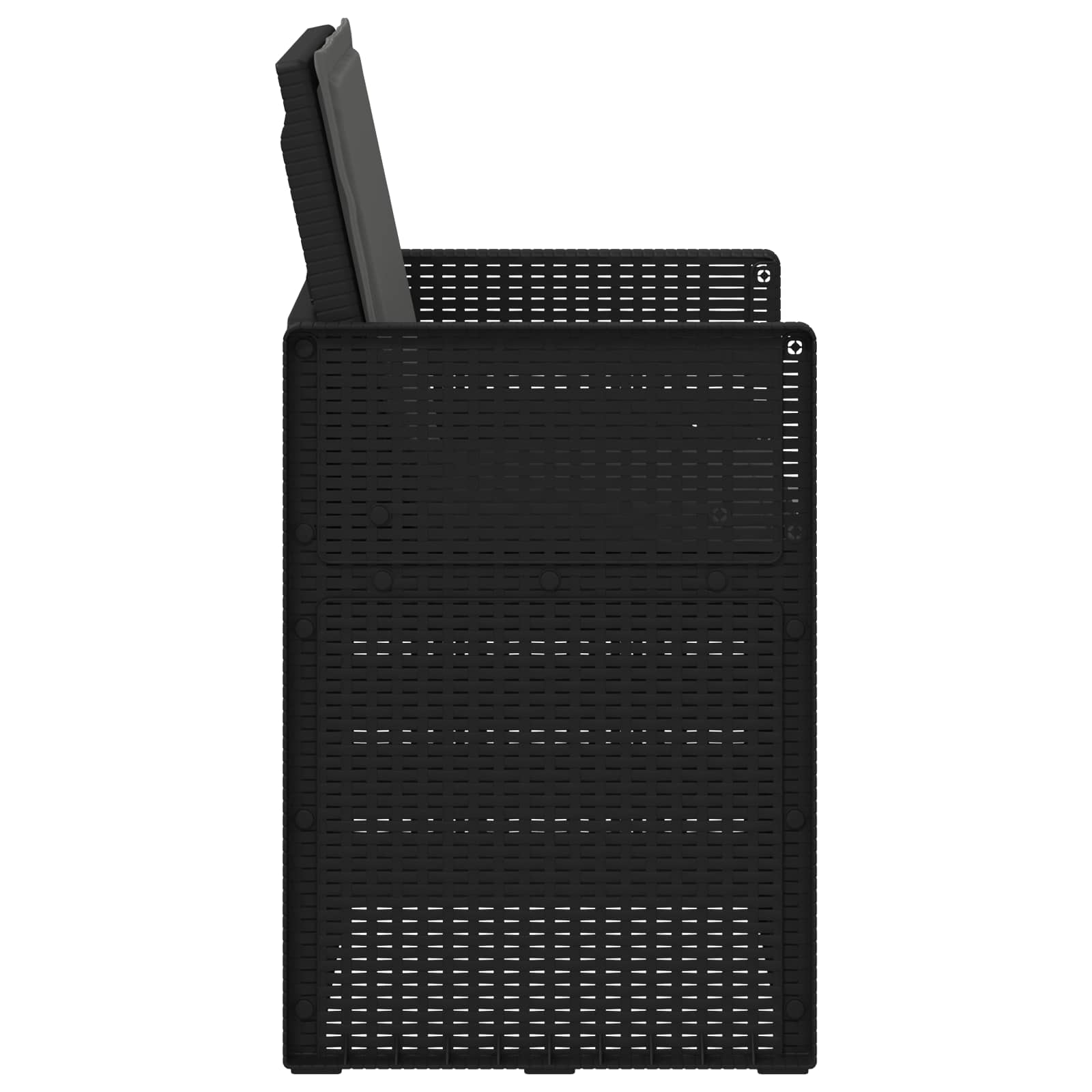 Zahradní Jídelní Židle 2 Pcs Antracitová Pp
