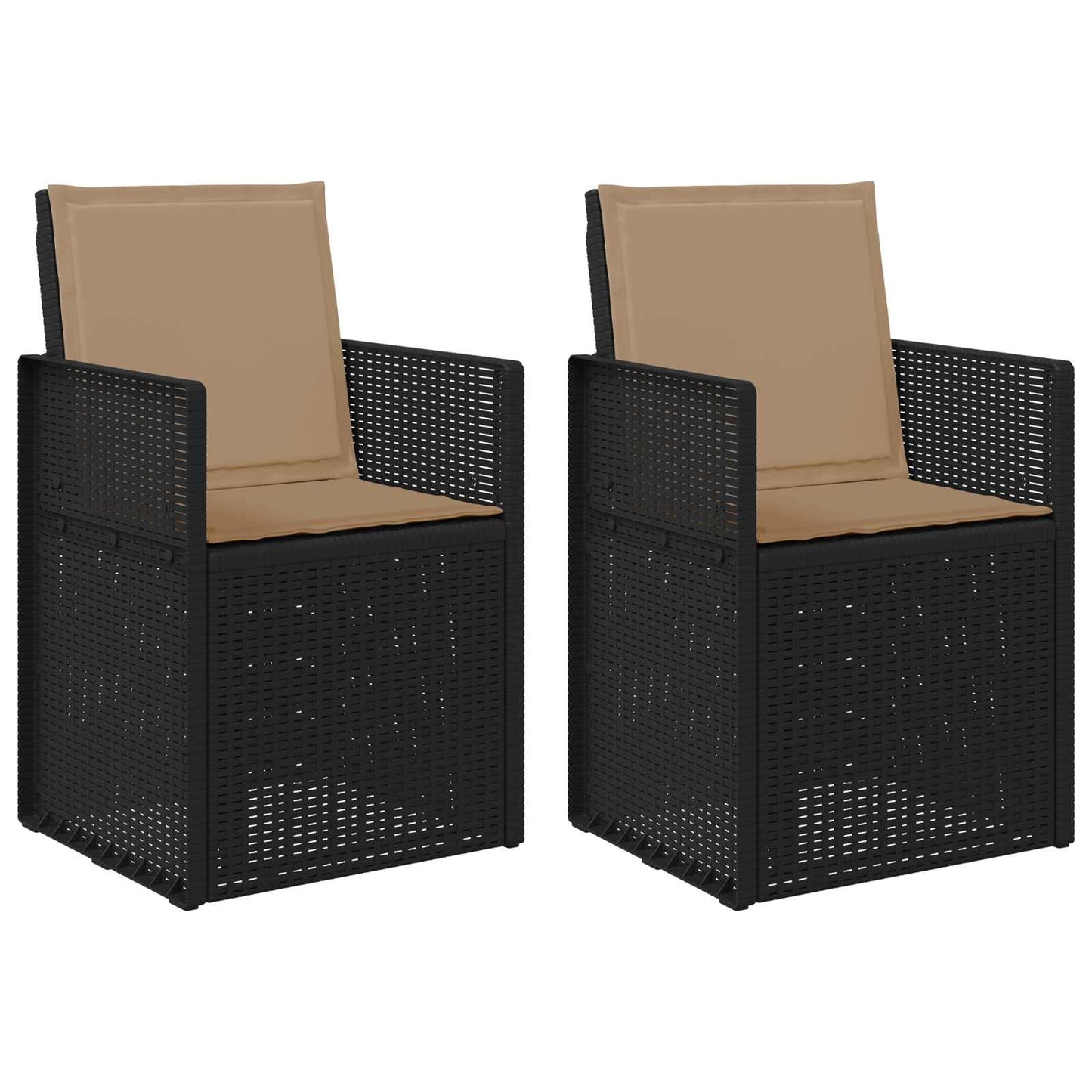 Zahradní Jídelní Židle 2 Pcs Antracitová A Taupe Pp