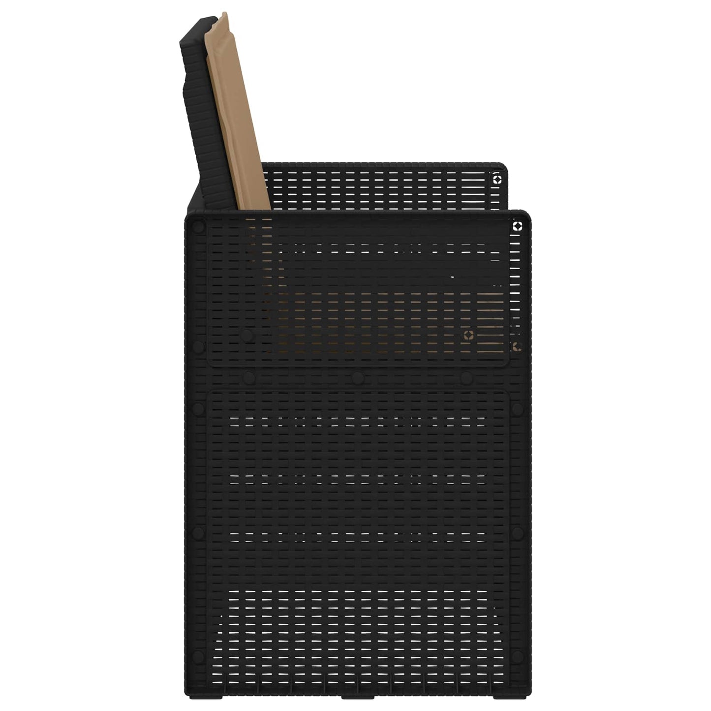 Zahradní Jídelní Židle 2 Pcs Antracitová A Taupe Pp