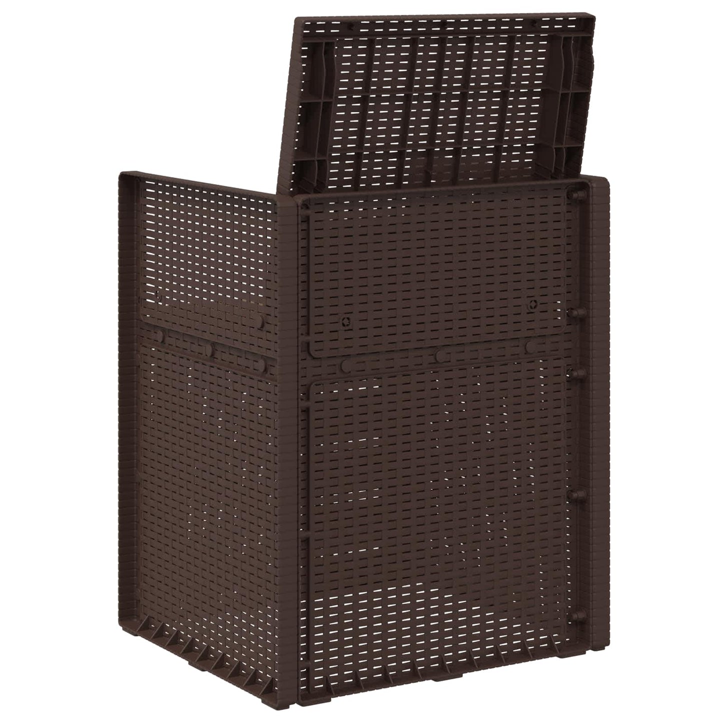 Zahradní Jídelní Židle 2 Pcs Hnědá A Taupe Pp