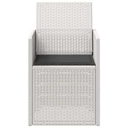 Zahradní Jídelní Židle 2 Pcs Bílá A Antracitová Pp
