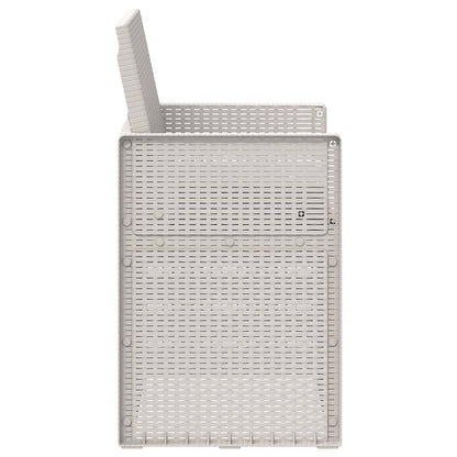 Zahradní Jídelní Židle 2 Pcs Bílá A Antracitová Pp