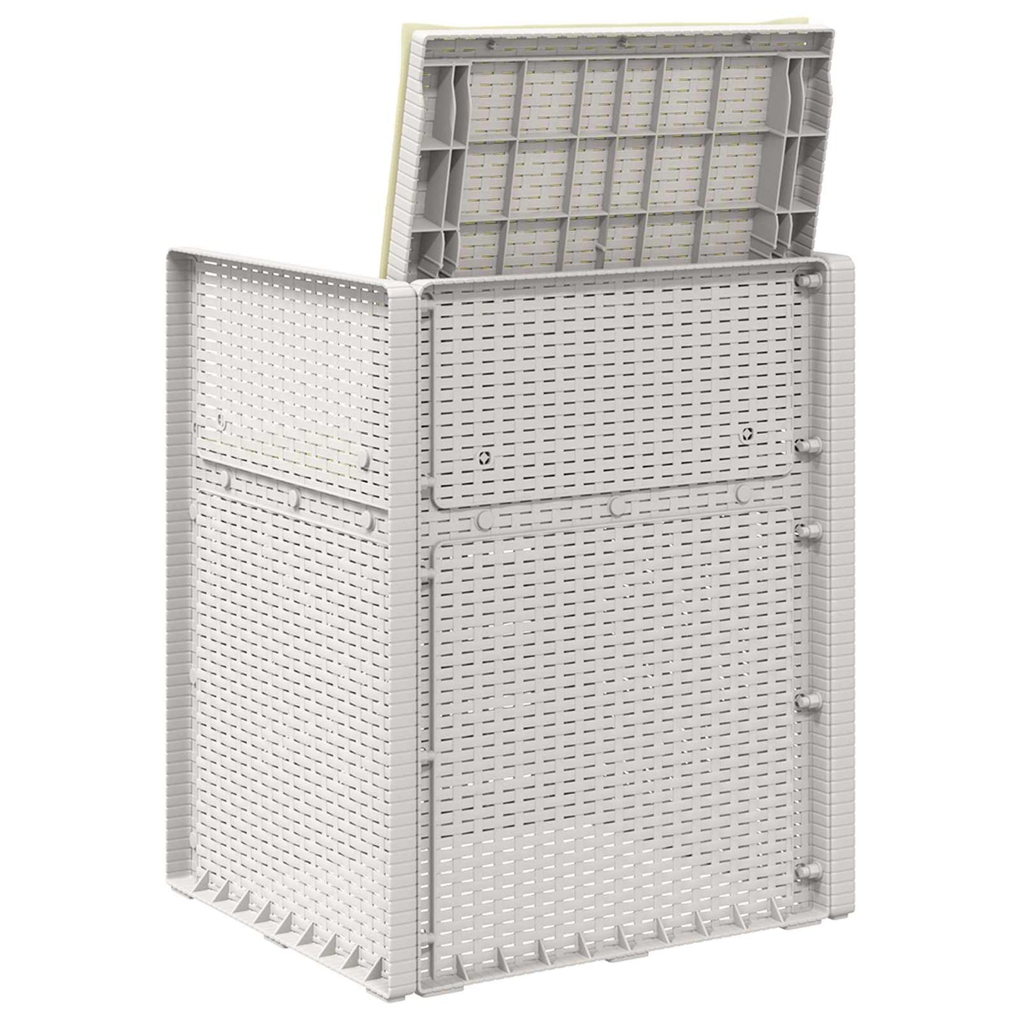 Zahradní Jídelní Židle 2 Pcs Bílá A Krémová Pp
