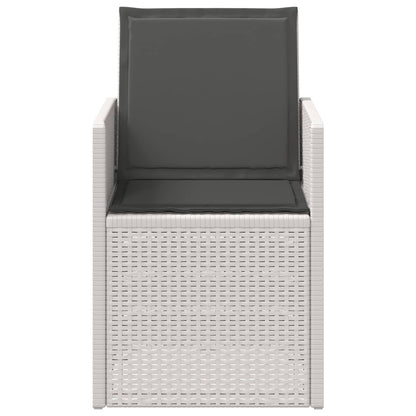Zahradní Jídelní Židle 2 Pcs Bílá A Antracitová Pp