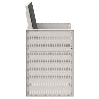 Zahradní Jídelní Židle 2 Pcs Bílá A Antracitová Pp