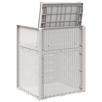 Zahradní Jídelní Židle 2 Pcs Bílá A Světlá Šedá Pp