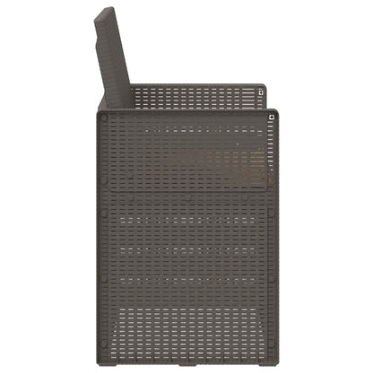 Zahradní Jídelní Židle 2 Pcs Světle Šedá, Šedobéžová Pp