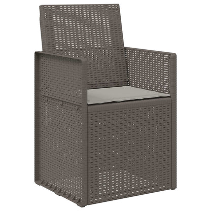 Zahradní Jídelní Židle 2 Pcs Světle Šedá Pp