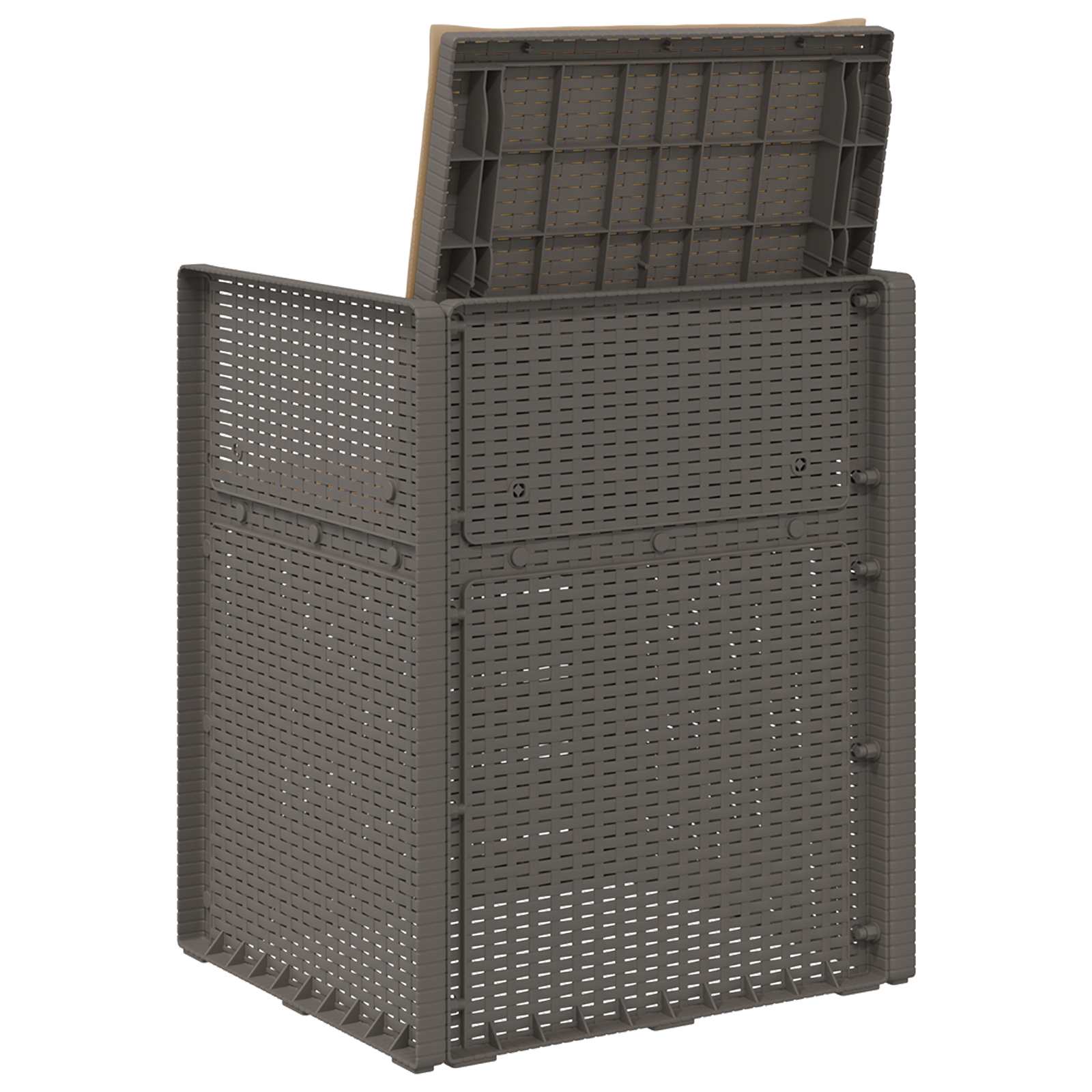 Zahradní Jídelní Židle 2 Pcs Světle Šedá, Šedobéžová Pp