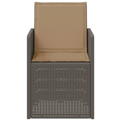 Zahradní Jídelní Židle 2 Pcs Světle Šedá, Šedobéžová Pp
