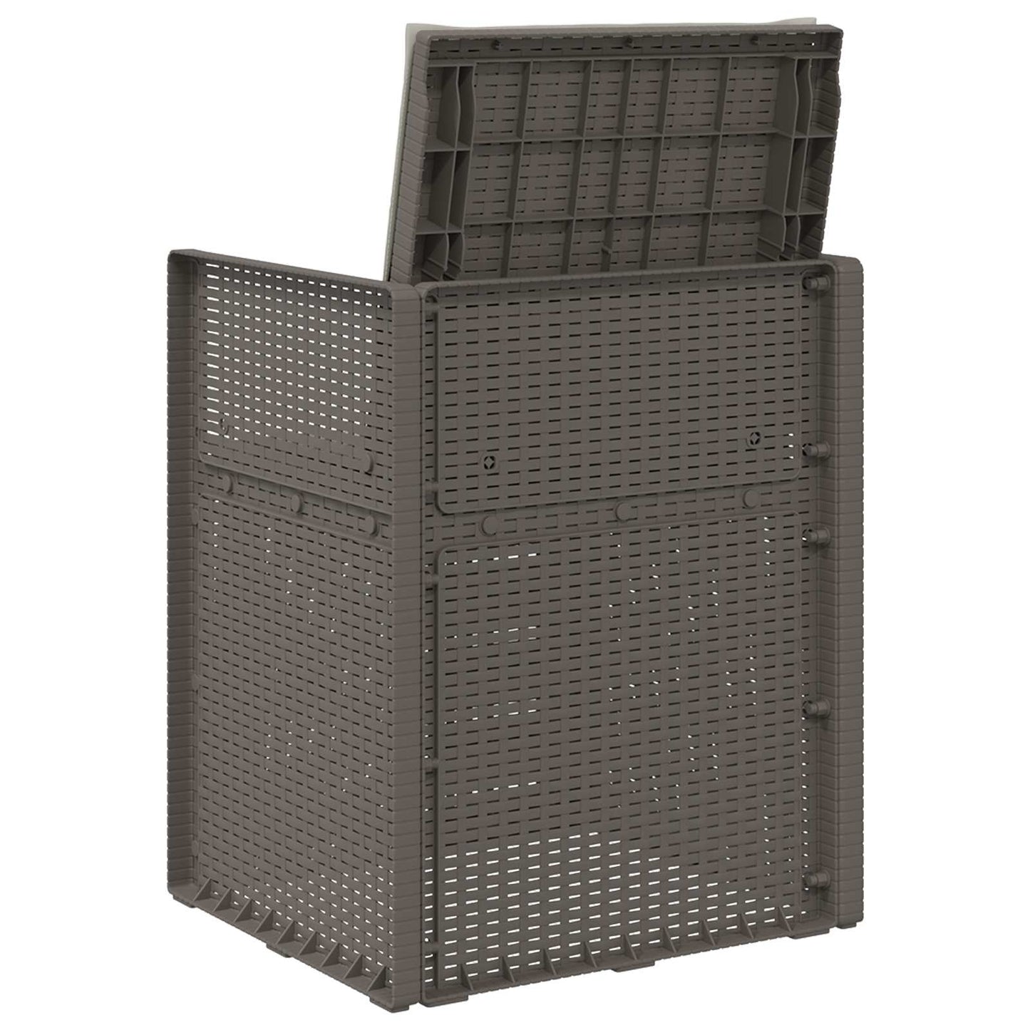 Zahradní Jídelní Židle 2 Pcs Světle Šedá Pp