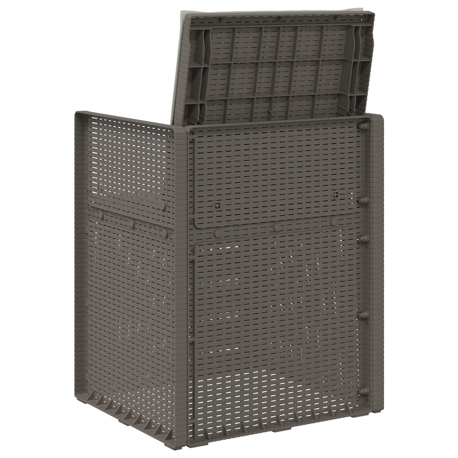 Zahradní Jídelní Židle 2 Pcs Světle Šedá Pp