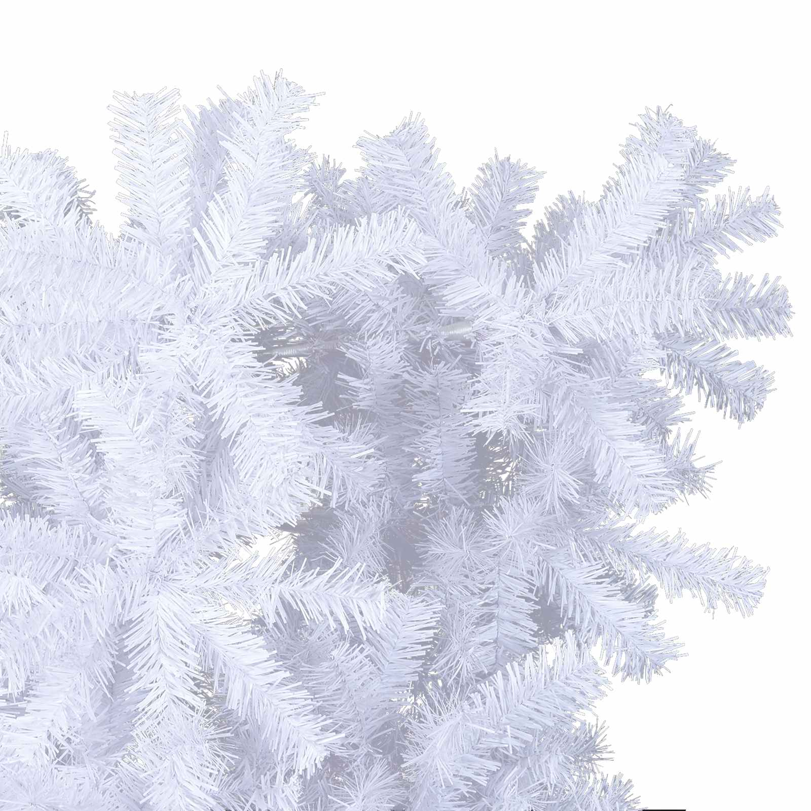 Umělý Vánoční Stromeček S Stojanem Bílá 120 Cm Pvc A Ocel
