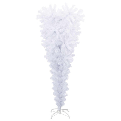 Umělý Vánoční Stromeček S Stojanem Bílá 120 Cm Pvc A Ocel