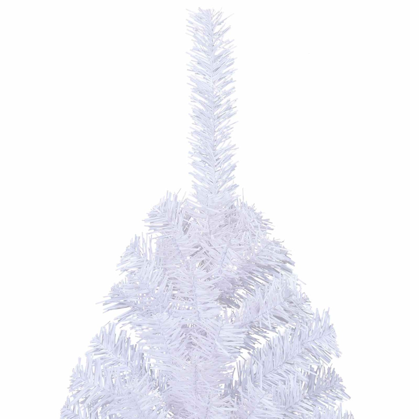 Umělý Vánoční Stromeček S Stojanem Bílá 240 Cm Pvc A Ocel
