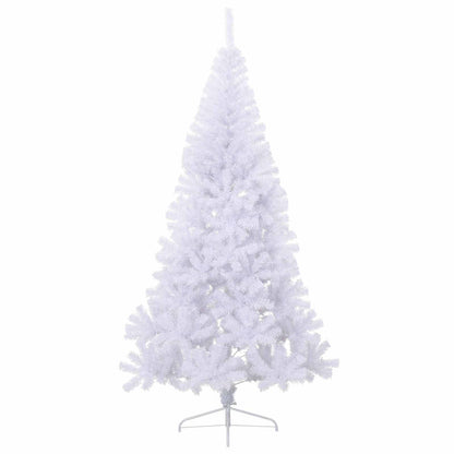 Umělý Vánoční Stromeček S Stojanem Bílá 240 Cm Pvc A Ocel