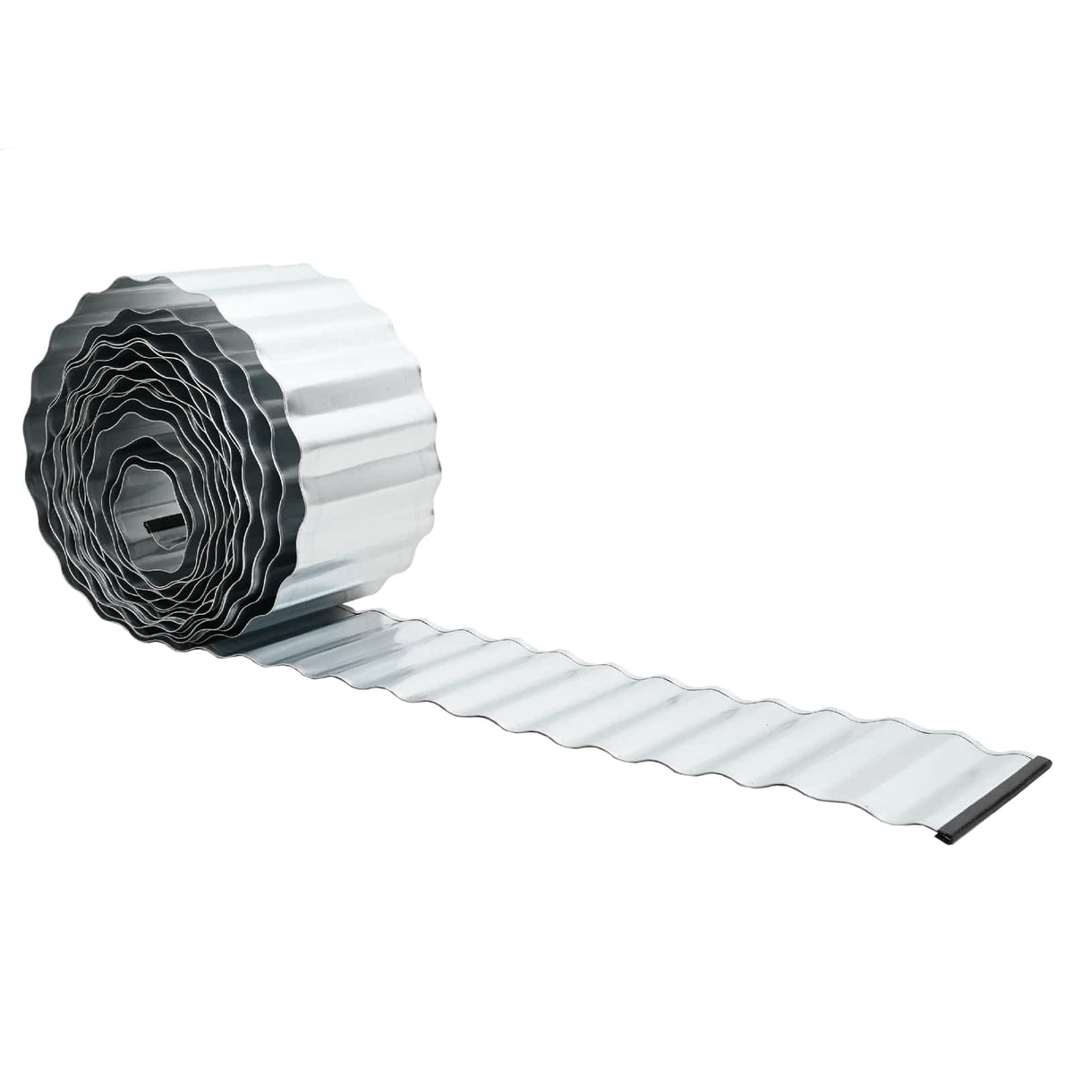Okraj Trávníku 5 M X 10 Cm Stříbrná