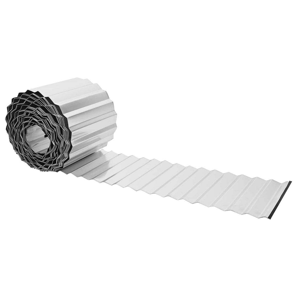 Okraj Trávníku 5 M X 10 Cm Stříbrná