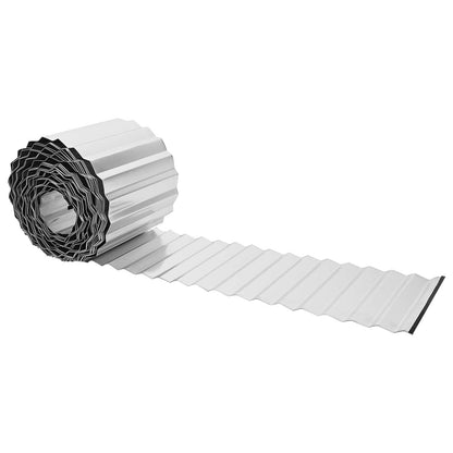 Okraj Trávníku 5 M X 10 Cm Stříbrná