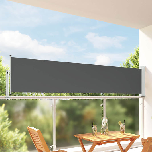 Boční Markýza 100 X 300 Cm 100% Polyester, Železo, Ocel