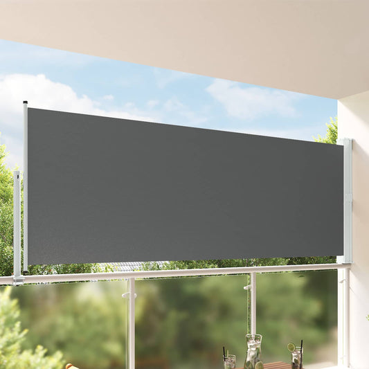 Boční Markýza 160 X 300 Cm Obdélníkový Antracitová