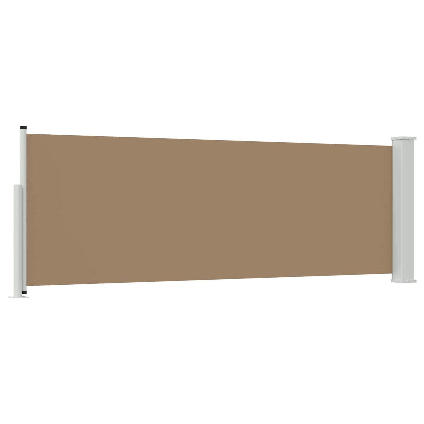 Výsuvná Boční Markýza 300 X 100 Cm Polyester Obdélníkový Taupe