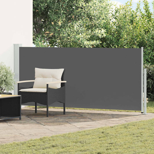 Výsuvná Boční Markýza 120 X 300 Cm Polyester Obdélníkový