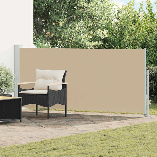 Výsuvná Boční Markýza 140 X 300 Cm 100% Polyester, Železo, Ocel