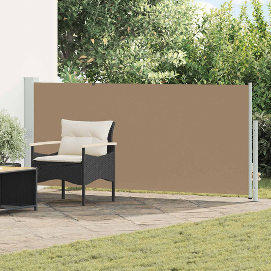 Výsuvná Boční Markýza 160 X 300 Cm Polyester Obdélníkový Taupe