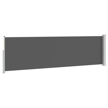 Výsuvná Boční Markýza 140 X 500 Cm Polyester Obdélníkový
