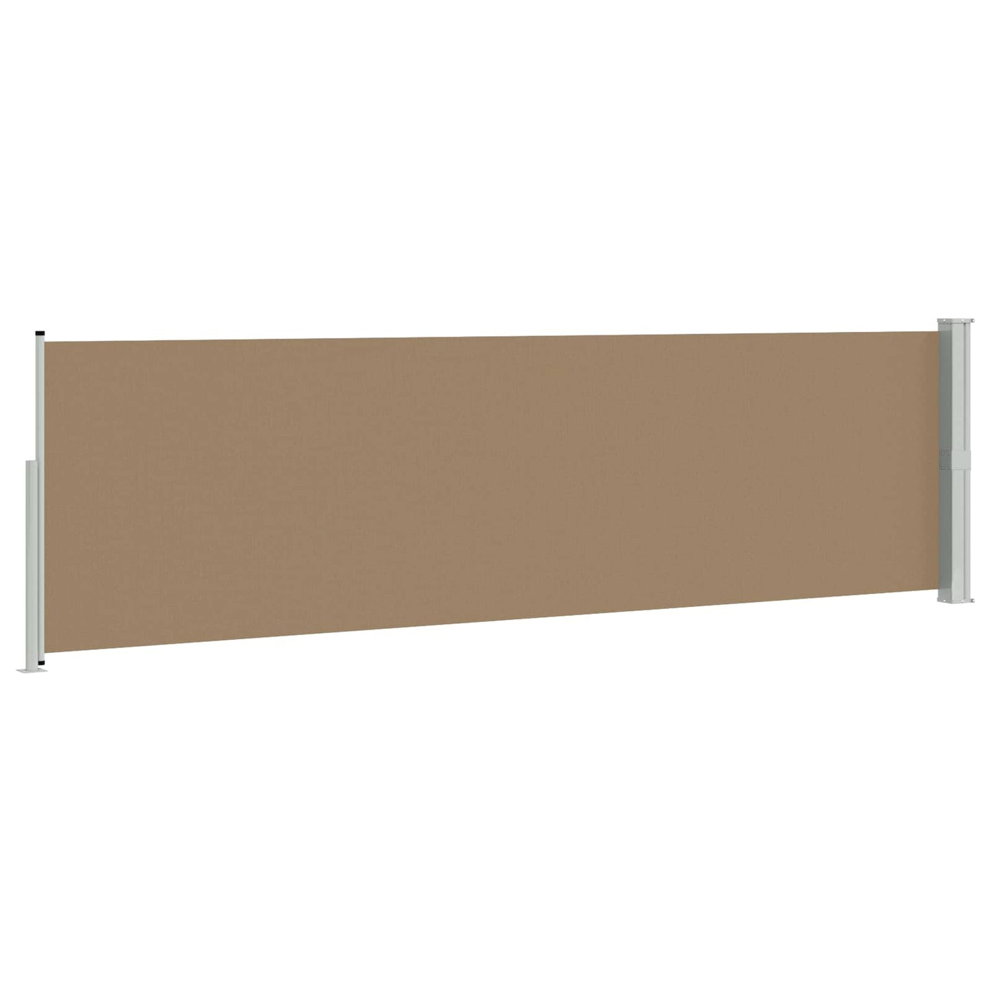 Výsuvná Boční Markýza 160 X 500 Cm Polyester Obdélníkový Taupe