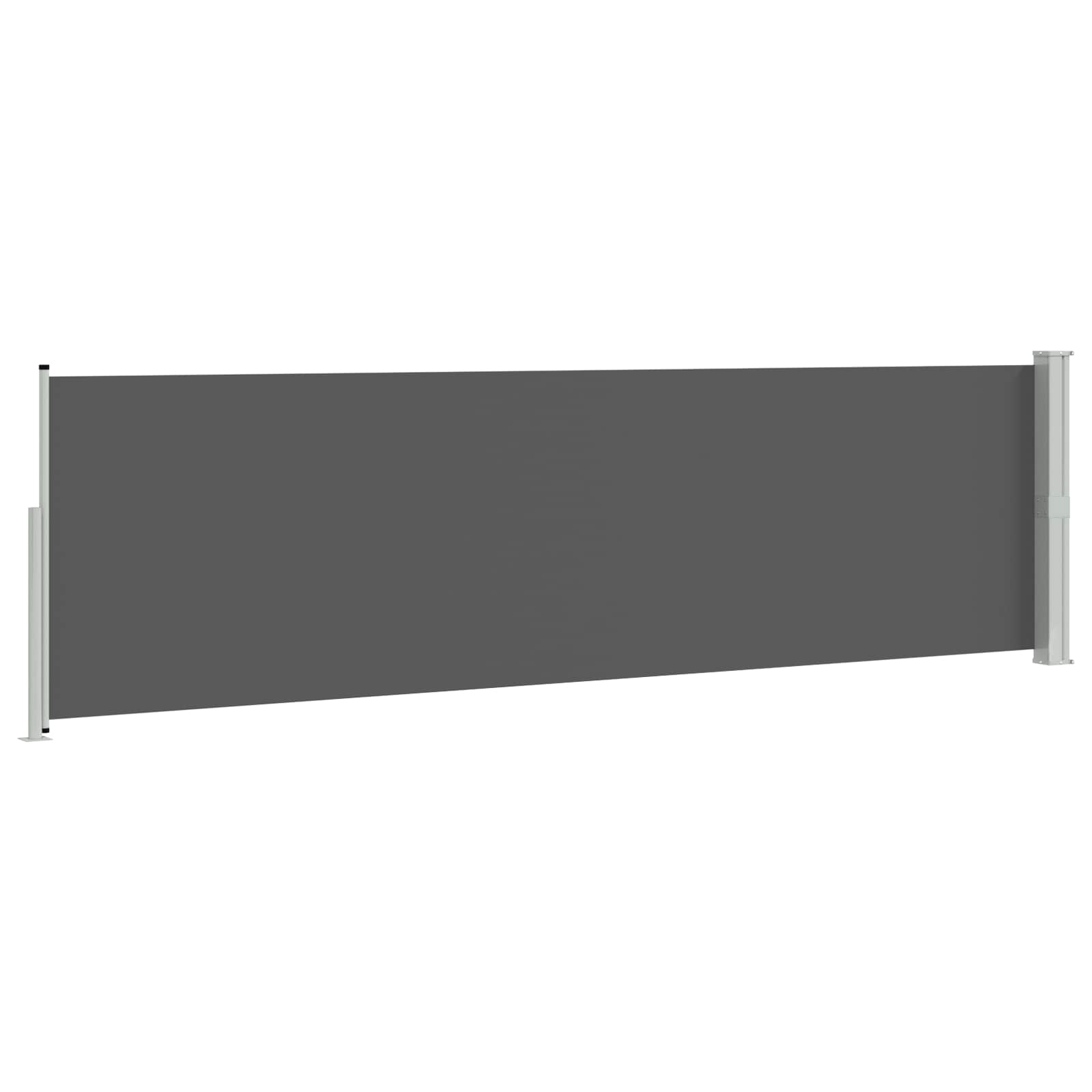 Výsuvná Boční Markýza 160 X 500 Cm Polyester Obdélníkový