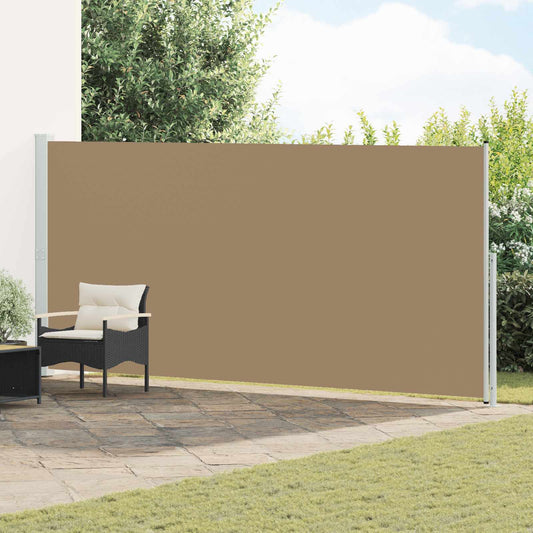 Výsuvná Boční Markýza 200 X 500 Cm 100% Polyester, Železo, Ocel