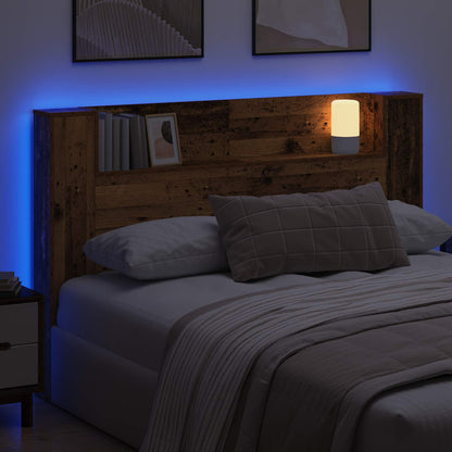 Úložné Čelo Postele S Led Kompozitní Dřevo