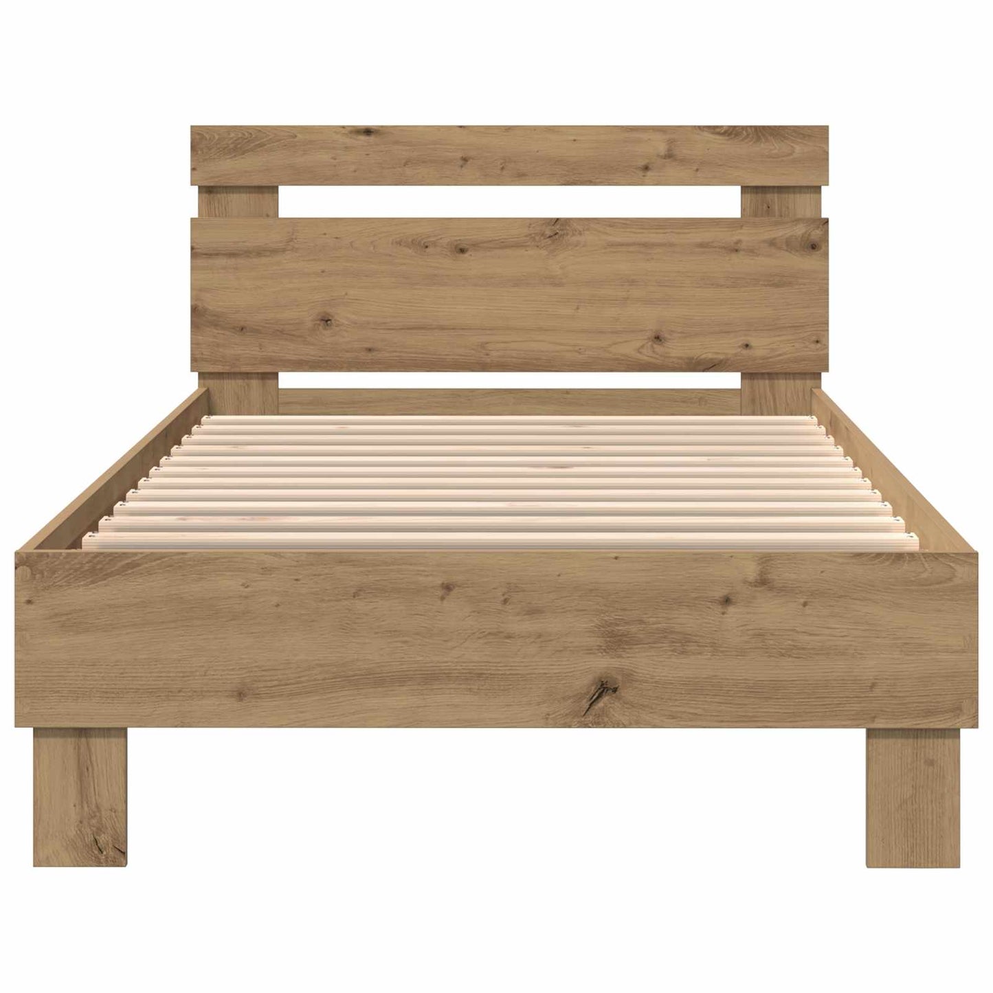 Rám Postele S Led Pásky S Čelo Dub Artisan Kompozitní Dřevo