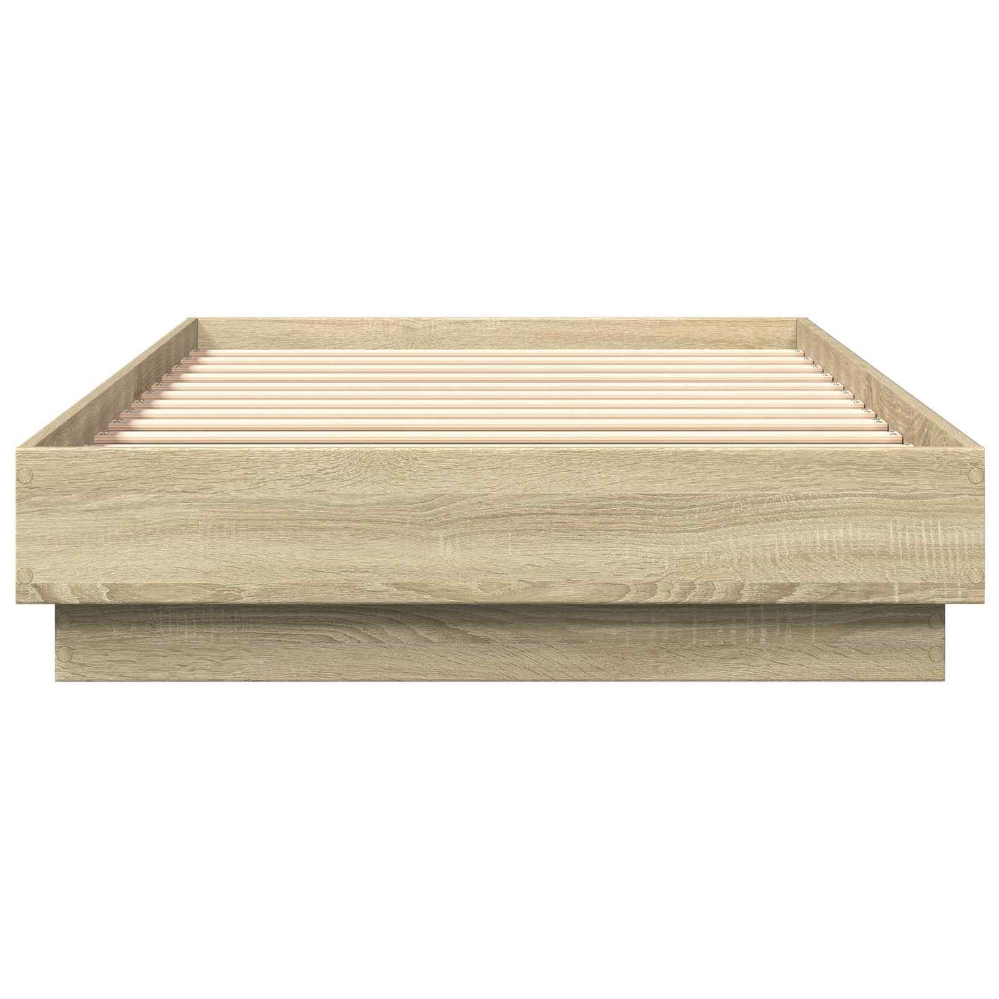 Postelový Rám S Led Dub Sonoma 80 X 200 Cm Kompozitní Dřevo