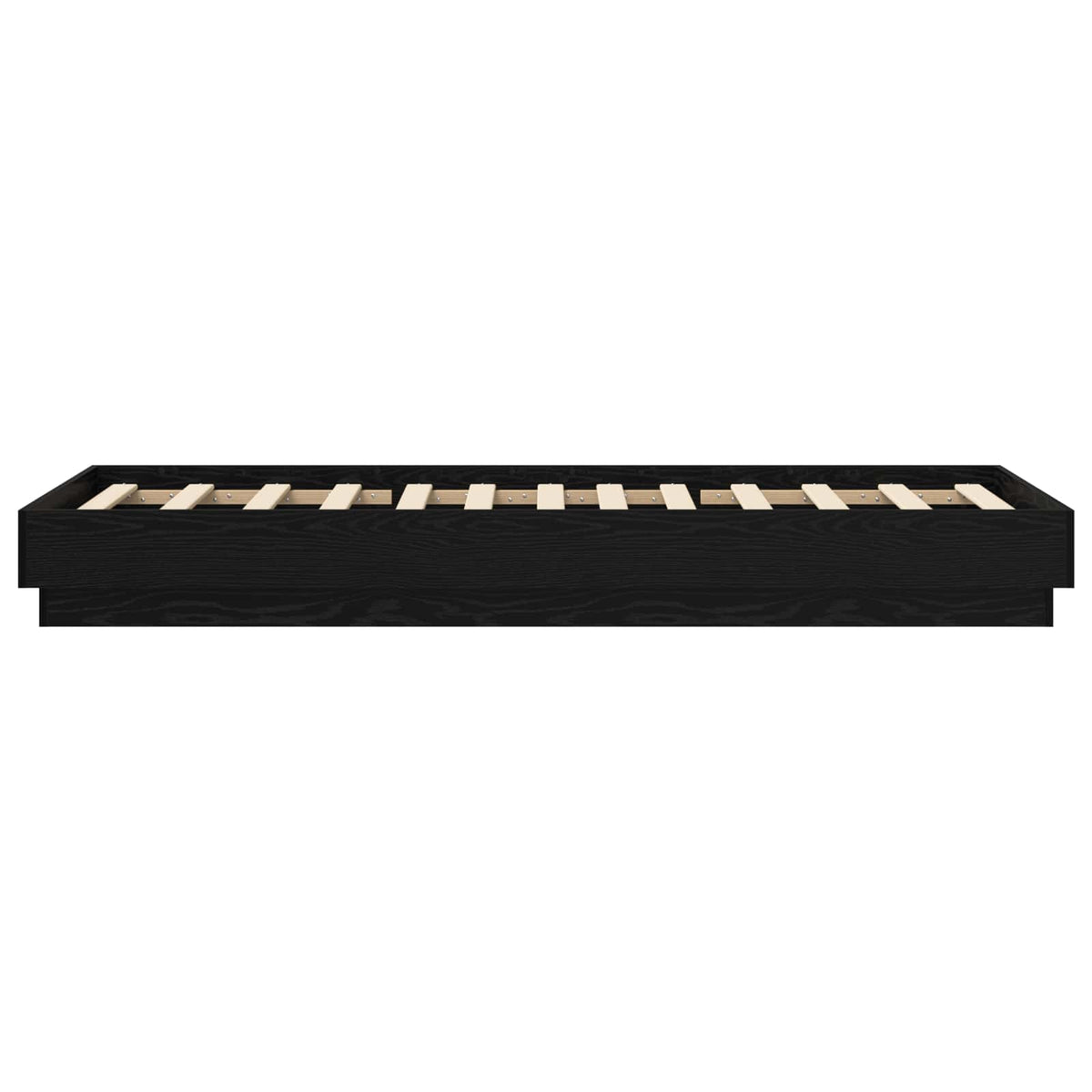 Postelový Rám S Led Černý Dub 80 X 200 Cm Kompozitní Dřevo
