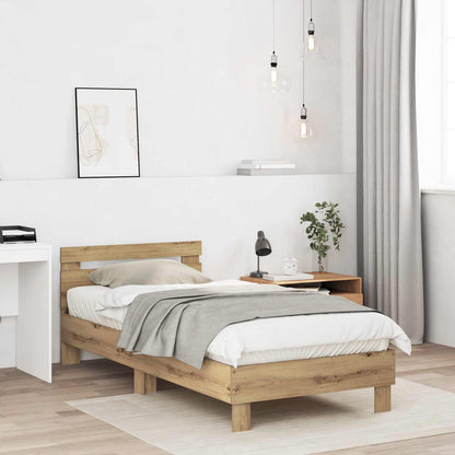 Rám Postele Dub Artisan Kompozitní Dřevo