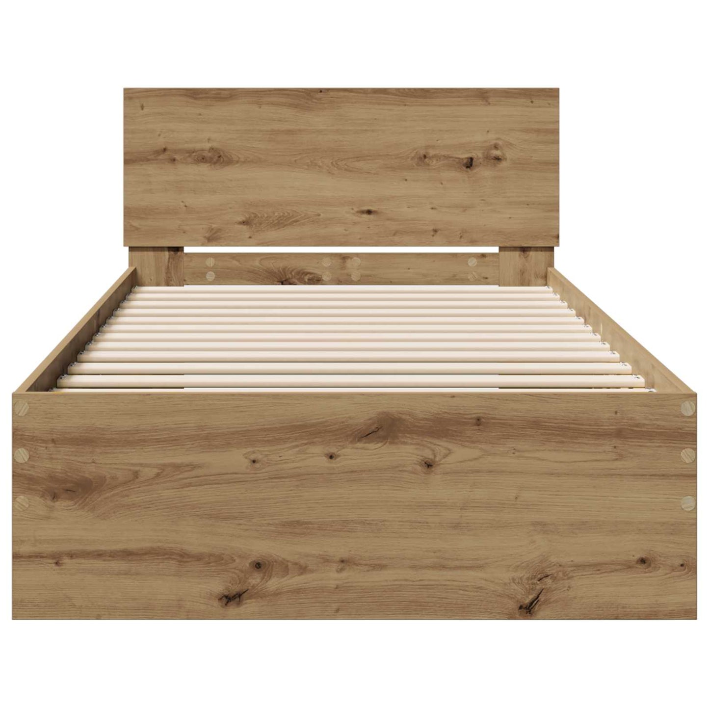 Rám Postele Nástěnný S Čelo Dub Artisan Kompozitní Dřevo
