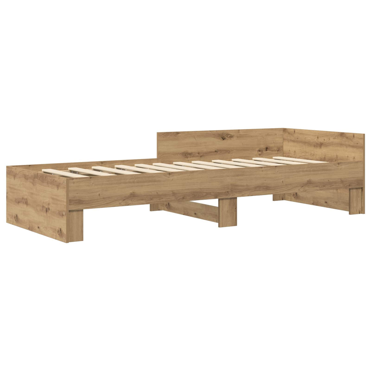 Rám Postele S Čelem Dub Artisan 80 X 200 Cm Kompozitní Dřevo